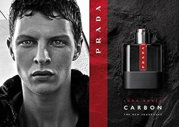Prada Luna Rossa Carbon Eau De Toilette For Men 100ml - Image 2