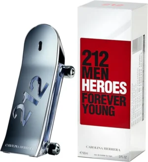 Carolina Herrera 212 Heroes Eau de Toilette for Men 100ml bottle – fresh woody aromatic men's fragrance