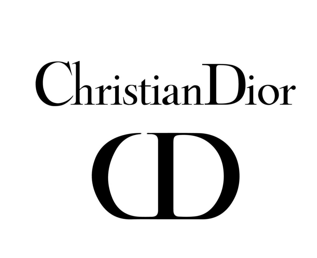 christian-dior-brand-logo-black-design-symbol-luxury-clothes-fashion-illustration-free-vector