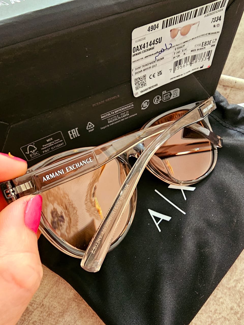 Óculos de Sol Armani Exchange AX4144SU - Image 3