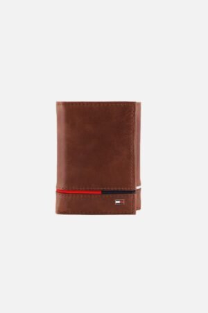 Tommy Hilfiger Men's Leather RFID Extra Capacity Trifold Wallet