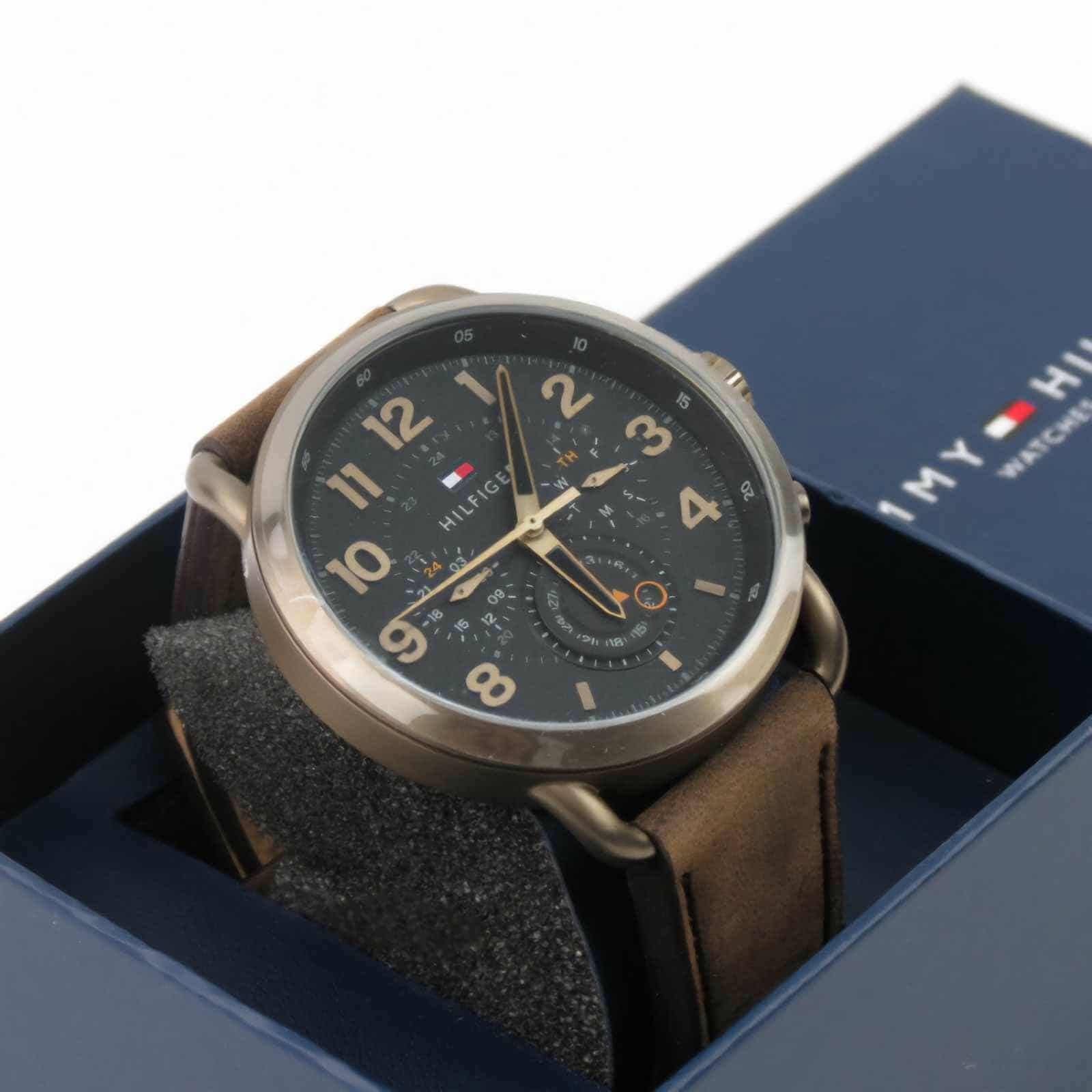 Tommén Heritage Men’s Leather Watch – American-Inspired Luxury Edition, 100% Original Design