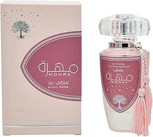 Lattafa Mohra Silky Rose Eau de Parfum for Women 100ml floral fruity perfume