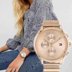 Women’s Luxury Stainless-Steel Watch – USA-Inspired Elegant Design