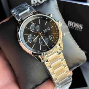 Men’s Premium Stainless-Steel Watch – USA-Inspired Design