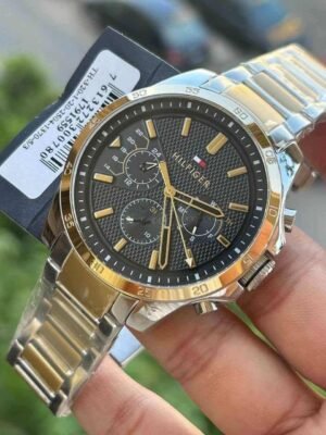 Tommey Men’s Luxury Stainless-Steel Watch USA-inspired bold design