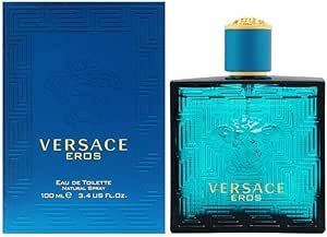 Versace Eros Eau de Toilette 100ml Bottle – Men’s Fresh Aromatic Fragrance