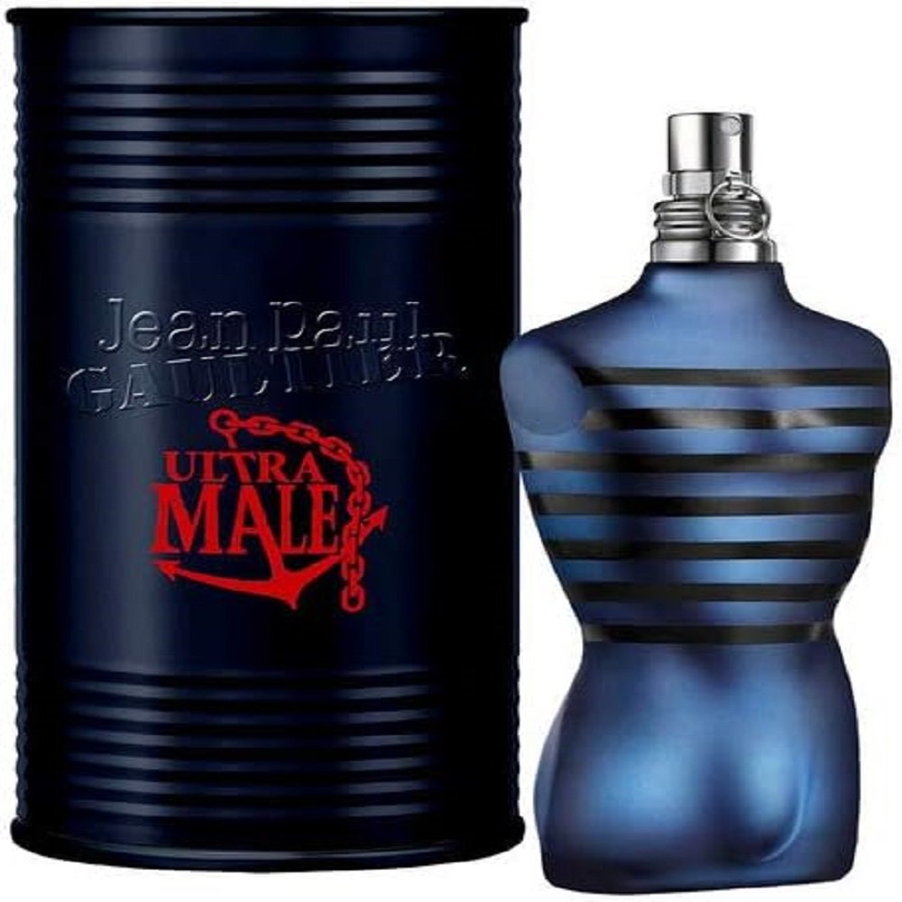 jean paul gaultier ultra male intense eau de toilette 125ml for men – long lasting oriental fragrance Jean Paul Gaultier Ultra Male Intense Eau de Toilette 125ml for Men original oriental fragrance bottle