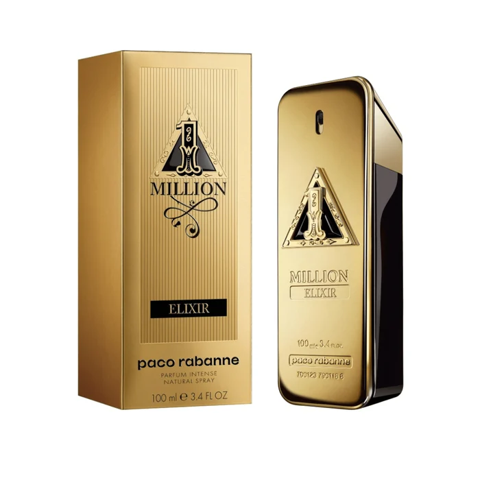 paco rabanne one million elixir parfum intense 100ml for men Paco Rabanne One Million Elixir Parfum Intense 100ml original men fragrance bottle