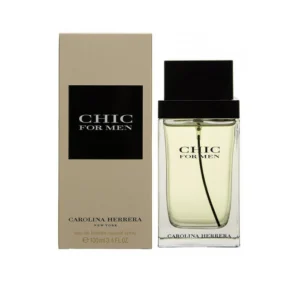 Carolina Herrera Chic Eau de Toilette 100ml original men fragrance bottle