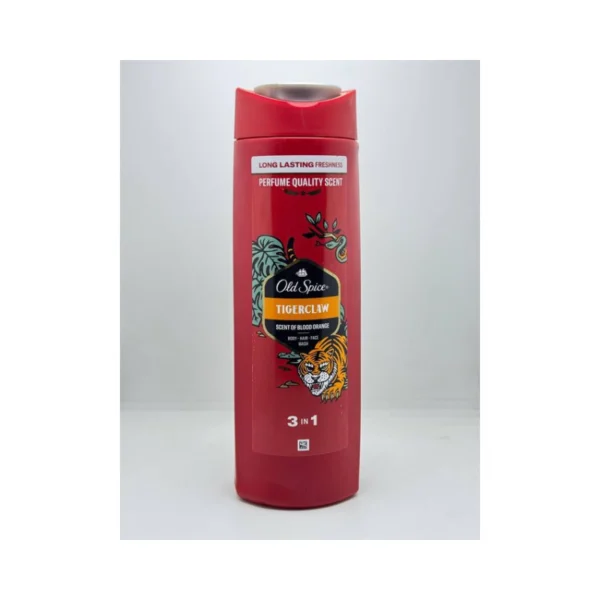 Old Spice Tigerclaw 3-in-1 Shower Gel / Shampoo / Face Wash 400ml