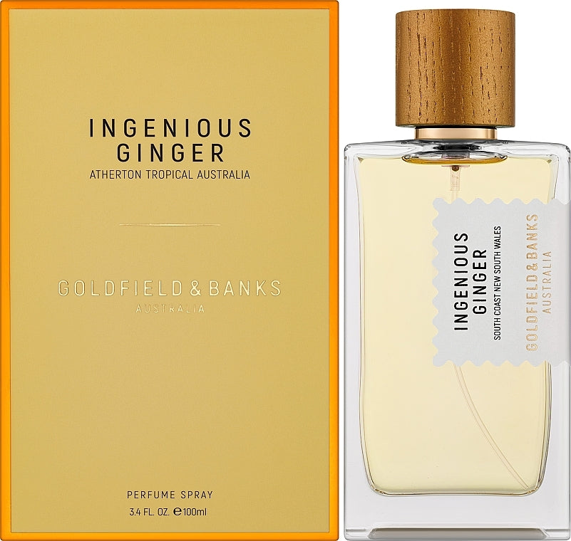 Ingenious Ginger by Goldfield & Banks Australia for Unisex - Eau de Parfum - 100ml