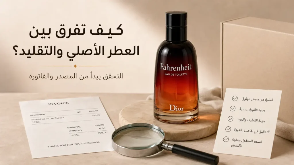 علامات تمييز العطر الأصلي من التقليد