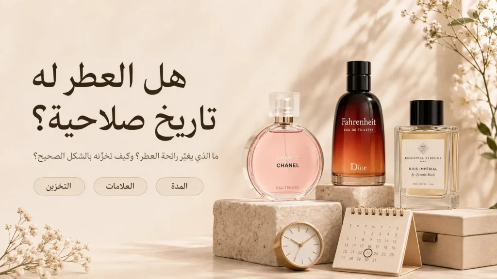 حفظ العطور بعيدًا عن الحرارة والضوء
