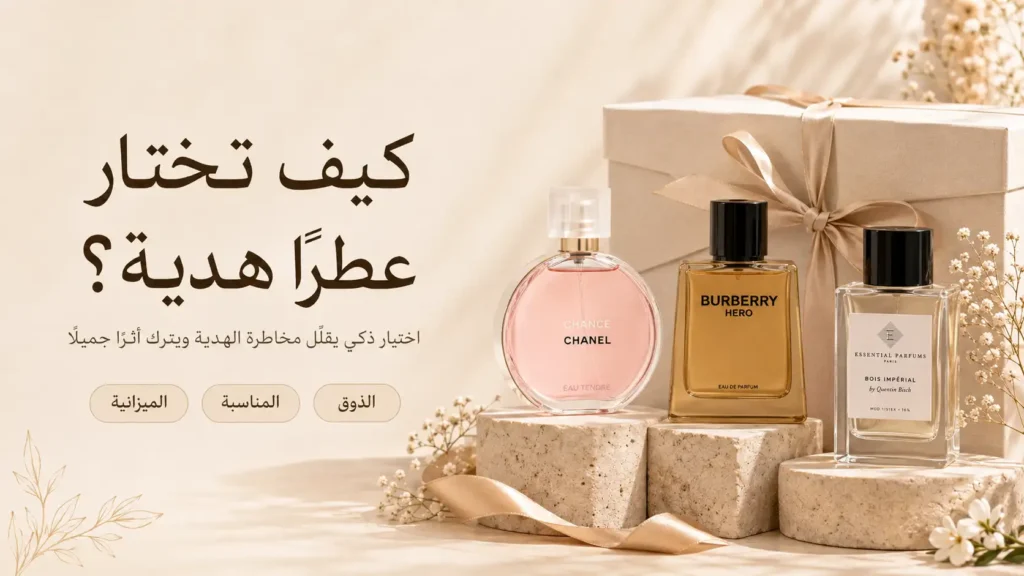 اختيار عطر هدية حسب ذوق الشخص والمناسبة