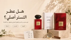 الفرق بين عطر التستر والعبوة التجارية