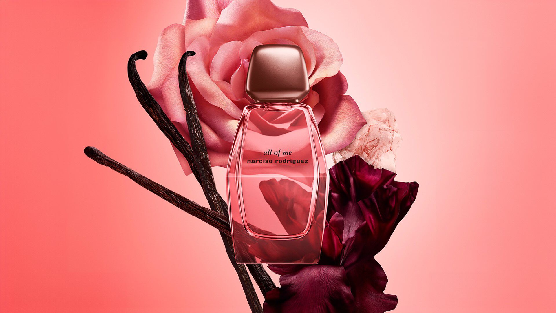 Narciso Rodriguez All of Me Eau de Parfum Intense bottle and fragrance notes – عطر نارسيسو رودريغيز All of Me إنتنس مع أبرز النوتات